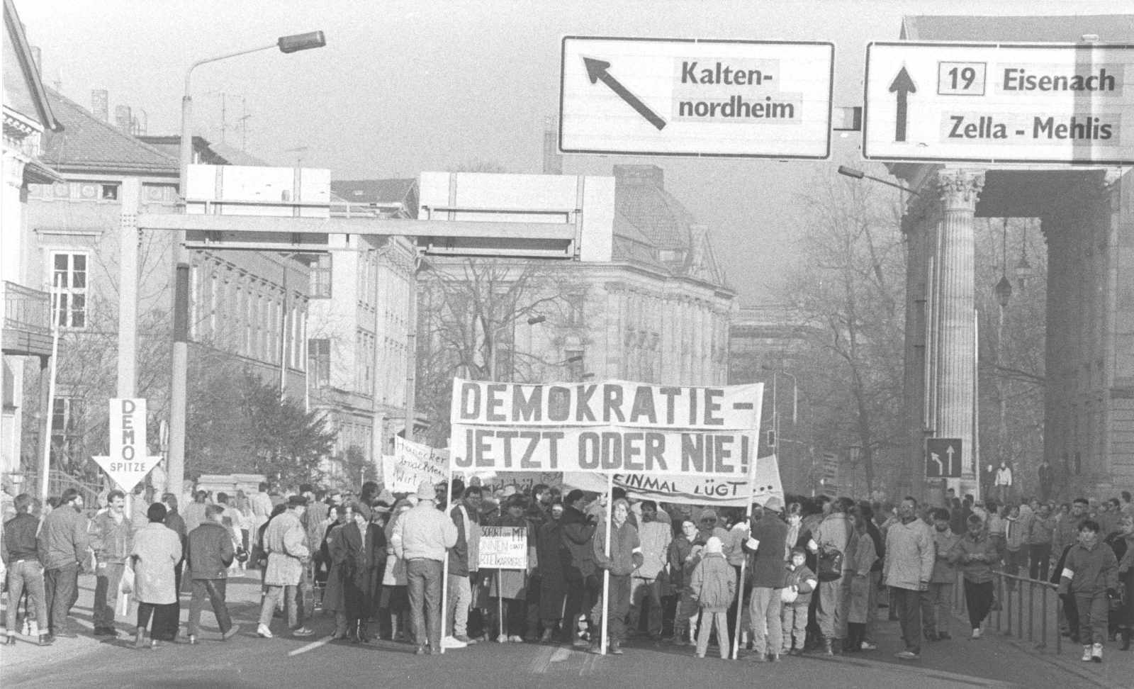 Meiningen, 19. November 1989 | Quelle: E. Driesel