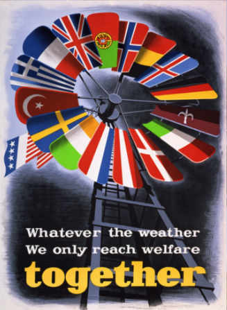Plakat zum Marshallplan, 1950 | Quelle: Wikimedia / gemeinfrei