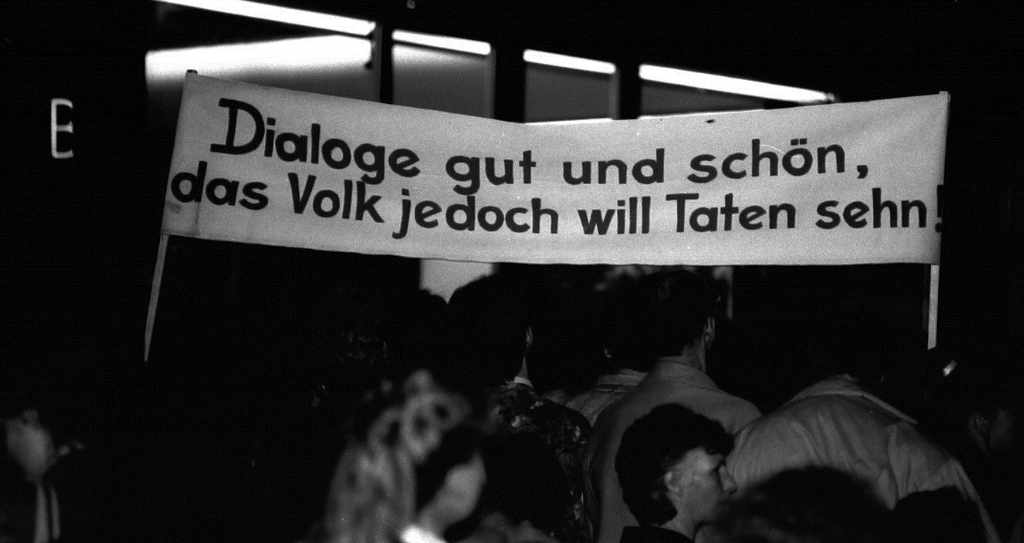 Montagsdemonstration, Leipzig, 30.10.1989 | Quelle: ABL / Chr. Motzer